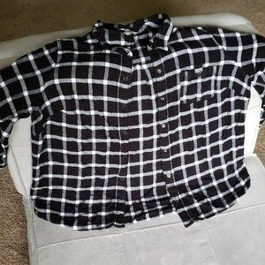 Black and White CJ Banks 2x Flannel